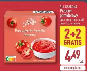 ALDI ALL SEASONS Przecier pomidorowy oferta