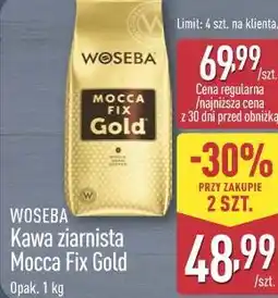 ALDI WOSEBA Kawa ziarnista Mocca Fix Gold oferta