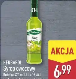 ALDI HERBAPOL Syrop owocowy suplement diety, o smaku kiwi oferta