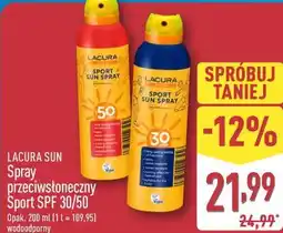 ALDI Spray przeciwsłoneczny Sport SPF 30/50 LACURA SUN oferta