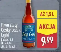 ALDI Piwo Zlaty Cesky Lezak Light butelka oferta