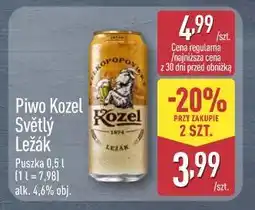 ALDI Piwo Kozel Světlý Ležák puszka oferta