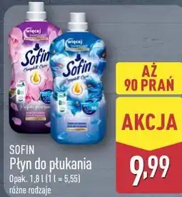 ALDI SOFIN Płyn do płukania oferta