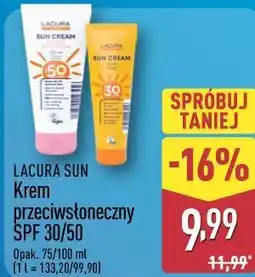 ALDI Krem przeciwsłoneczny SPF 30/50 LACURA SUN oferta