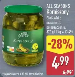 ALDI ALL SEASONS Korniszony oferta