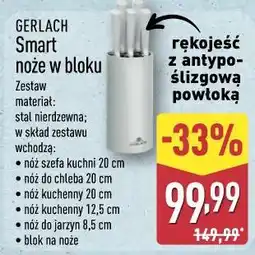 ALDI GERLACH Smart noże w bloku oferta