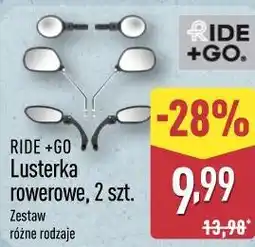 ALDI RIDE+GO Lusterka rowerowe, 2 szt oferta