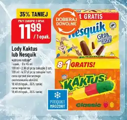 Polomarket Lody Kaktus lub Nesquik oferta