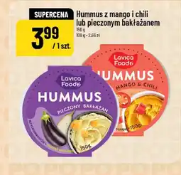 Polomarket Hummus z mango i chili lub pieczonym bakłażanem oferta