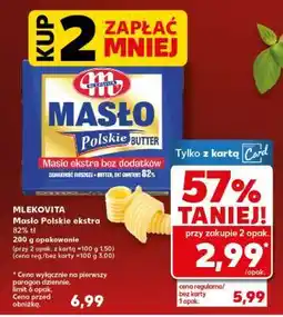 Kaufland MLEKOVITA Masło polskie ekstra oferta