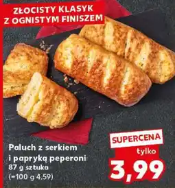 Kaufland Paluch z serkiem i papryką peperoni oferta