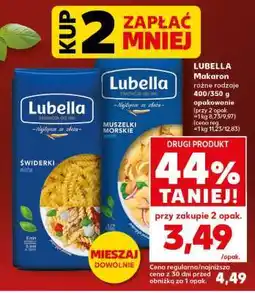 Kaufland LUBELLA Makaron różne rodzaje 400/350 g oferta
