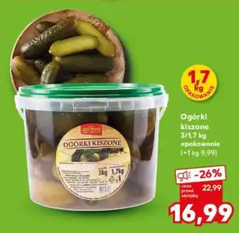 Kaufland Ogórki kiszone oferta