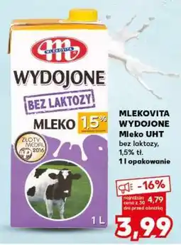 Kaufland MLEKOVITA WYDOJONE Mleko UHT oferta