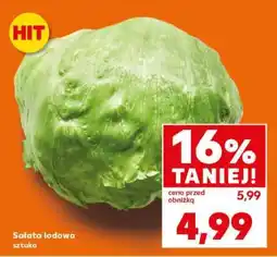 Kaufland Sałata lodowa sztuka oferta