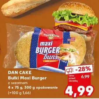 Kaufland DAN CAKE Bułki Maxi Burger oferta