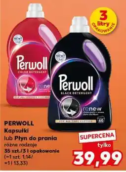 Kaufland PERWOLL Kapsułki lub Płyn do prania oferta