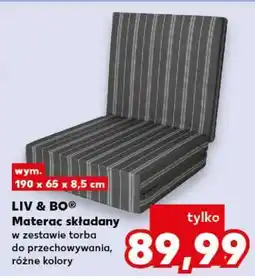 Kaufland LIV & BO Materac składany oferta