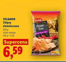 Lidl Chipsy ziemniaczane Sol&Mar oferta