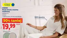 Lidl Bluzka damska z bawełny muślinowej oferta