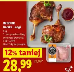 Lidl RZEŹNIK Kaczka - nogi oferta