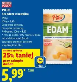 Lidl Pilos Ser edam w kawałku oferta