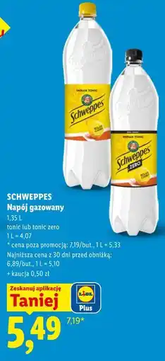 Lidl SCHWEPPES Napój gazowany oferta
