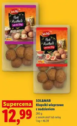 Lidl SOL&MAR Klopsiki wieprzowe z nadzieniem oferta
