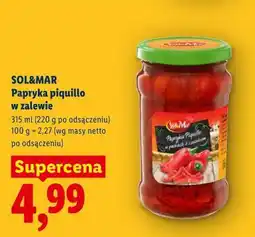 Lidl SOL&MAR Papryka piquillo w zalewie oferta