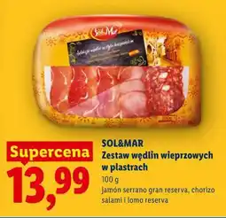 Lidl SOL&MAR Zestaw wędlin wieprzowych w plastrach oferta