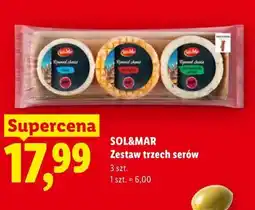 Lidl SOL&MAR Zestaw trzech serów oferta