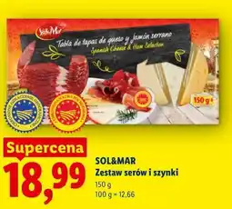 Lidl SOL&MAR Zestaw serów i szynki oferta