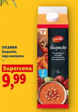 Lidl SOL&MAR Gazpacho, zupa warzywna oferta