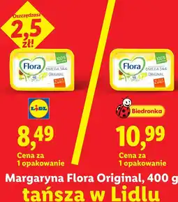 Lidl Margaryna Flora Original oferta