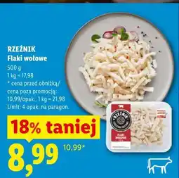 Lidl Flaki wołowe RZEŹNIK oferta