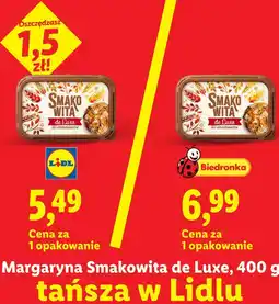 Lidl Margaryna Smakowita de Luxe oferta
