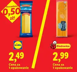 Lidl Makaron spaghetti z pszenicy durum, 500 g Combino oferta