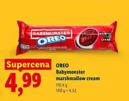 Lidl OREO Babymonster marshmallow cream oferta