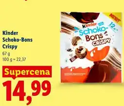 Lidl Kinder Schoko-Bons Crispy oferta