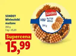 Lidl SONDEY Miniwafelki maślane oferta