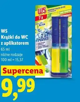 Lidl W5 Krążki do WC z aplikatorem oferta