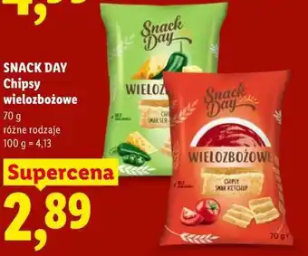 Lidl SNACK DAY Chipsy wielozbożowe oferta