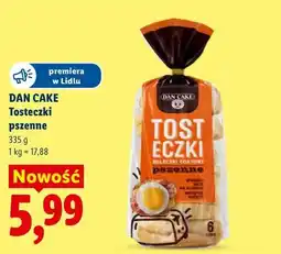 Lidl DAN CAKE Tosteczki pszenne oferta