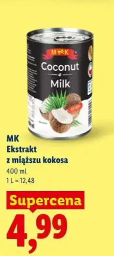 Lidl MK Ekstrakt z miąższu kokosa oferta