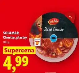 Lidl SOL&MAR Chorizo, plastry oferta