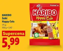Lidl HARIBO Żelki Happy Cola oferta