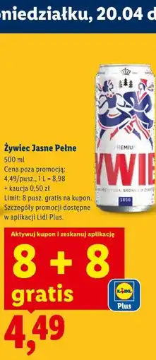 Lidl Żywiec Jasne Pełne oferta
