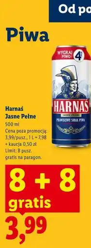 Lidl Harnaś Jasne Pełne oferta