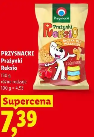 Lidl PRZYSNACKI Prażynki Reksio oferta