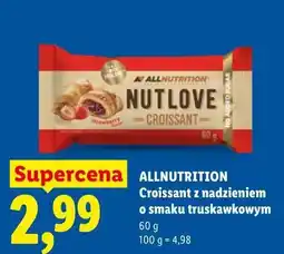 Lidl ALLNUTRITION Croissant z nadzieniem o smaku truskawkowym oferta